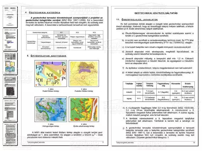 Talajmechanikai szakvélemény, geotechnika