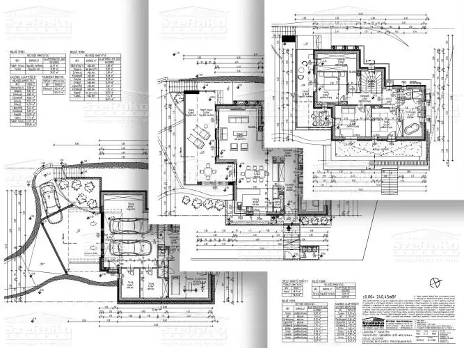 Építész alaprajz - Bejelentési terv