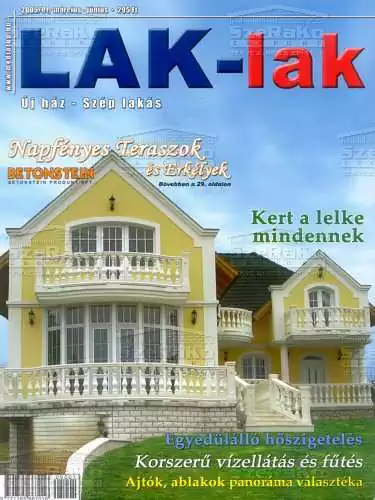 LAK-Lak magazin 2005/1 - Átrium a hegyoldalban - SzeRaKo publikáció (1. kép)