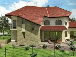 Egyedi Családi ház, 407m2, Pince+Földszint+Emelet, Kontytető (Budapest-Mátyásföld) - Előnézeti kép