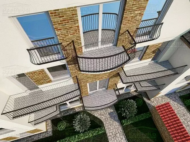 Hagyományos Egyedi Társasház, 1875m2, Földszint+3 Emelet, Kontytető+Nyeregtető (Budapest-Rákospalota) - Emeltszintű látványterv (4. kép)