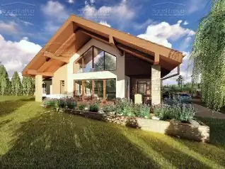 Mediterrán Hagyományos Családi ház, 147m2, Földszint, Nyeregtető (Hatvan) - Előnézeti kép