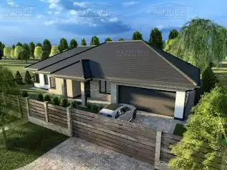 Mediterrán Hagyományos Családi ház, 203m2, Földszint, Kontytető (Herceghalom) - Előnézeti kép