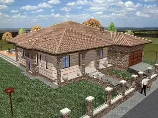 Mediterrán Családi ház, 173m2, Földszint, Kontytető (Nagytarcsa) - Előnézeti kép