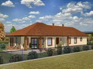 Mediterrán Családi ház, 186m2, Földszint, Kontytető (Őrbottyán) - Előnézeti kép