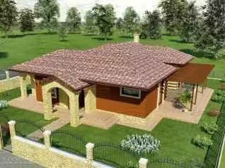 Mediterrán Családi ház, 138m2, Földszint, Kontytető (Zamárdi) - Előnézeti kép