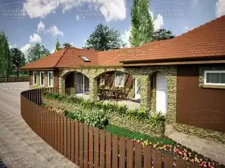 Mediterrán Korszerűsítés, 214m2, Földszint, Kontytető (Bábolna) - Előnézeti kép