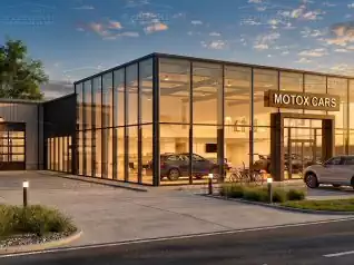 Modern Autószalon, 660m2, Földszint, Lapostető (Debrecen-Nyugati ipari park) - Előnézeti kép