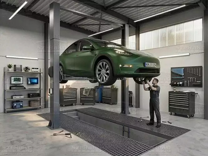 Modern Autószalon, 660m2, Földszint, Lapostető (Debrecen-Nyugati ipari park) - Emeltszintű látványterv (9. kép)