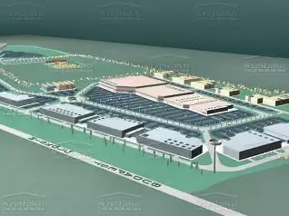 Modern Bevásárlóközpont, 36500m2, Földszint+4 Emelet, Lapostető (Miskolc-Görömböly) - Előnézeti kép