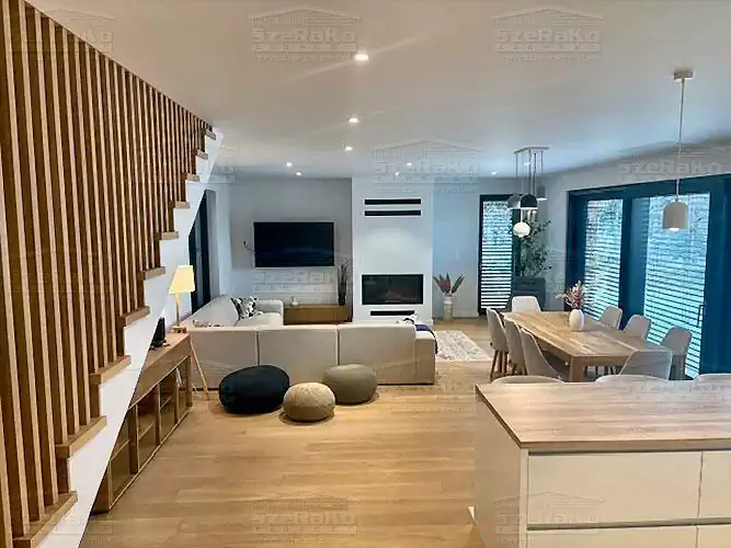 Modern Családi ház, 193m2, Földszint+Emelet, Nyeregtető+Lapostető (Csopak) - Elkészült állapot (8. kép)