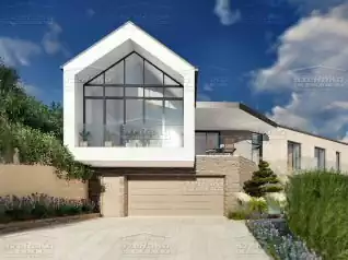 Modern Hagyományos Családi ház, 199m2, Pince+Földszint, Nyeregtető (Érd-Parkváros) - Előnézeti kép