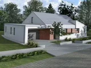 Modern Családi ház, 212m2, Földszint, Nyeregtető+Lapostető (Gárdony) - Előnézeti kép
