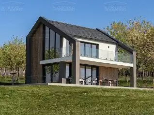 Modern Hagyományos Családi ház, 56m2, Földszint+Tetőtér, Nyeregtető (Kötcse) - Előnézeti kép