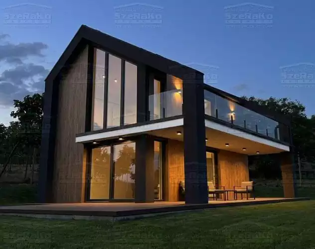 Modern Hagyományos Családi ház, 56m2, Földszint+Tetőtér, Nyeregtető (Kötcse) - Kivitelezés alatti állapot (4. kép)