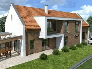 Modern Hagyományos Családi ház, 279m2, Földszint+Tetőtér, Nyeregtető+Lapostető (Nagykáta) - Előnézeti kép