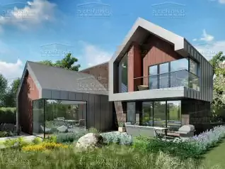 Modern Egyedi Családi ház, 120m2, Földszint+Tetőtér, Nyeregtető+Lapostető (Őrbottyán) - Előnézeti kép