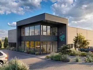 Modern Irodaépület és raktár, 690m2, Földszint+Emelet, Lapostető (Szolnok) - Előnézeti kép