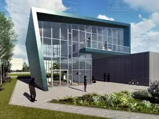 Modern Papíripari üzemcsarnok, 824m2, Földszint+Emelet, Lapostető+Félnyeregtető (Kecskemét-Déli Ipartelep) - Előnézeti kép