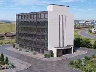 Modern Egyedi Raktárépület, 2650m2, Földszint+5 Emelet, Lapostető (Budapest-Gubacsidűlő) - Előnézeti kép