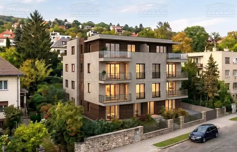 Modern Társasház, 1165m2, Földszint+3 Emelet, Lapostető (Budaörs-Spanyolrét) - Emeltszintű látványterv (1. kép)