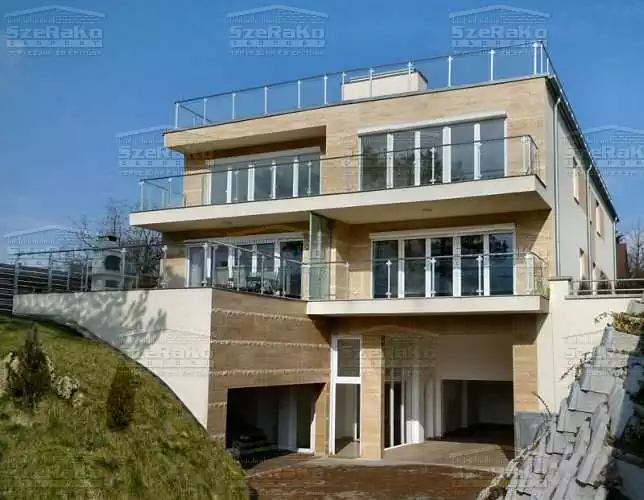 Modern Társasház, 565m2, Pince+Földszint+Emelet, Lapostető (Budapest-Ürömhegy) - Elkészült állapot (1. kép)