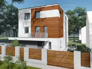 Modern Társasház, 299m2, Földszint+3 Emelet, Lapostető (Budapest-Kelenföld) - Előnézeti kép