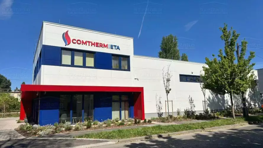 Modern Üzlet és raktárcsarnok, 590m2, Földszint+Emelet, Lapostető (Budapest-Rákospalota) - Elkészült állapot (1. kép)