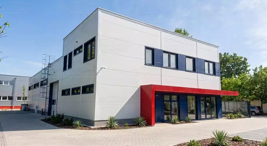 Modern Üzlet és raktárcsarnok, 590m2, Földszint+Emelet, Lapostető (Budapest-Rákospalota) - Elkészült állapot (5. kép)