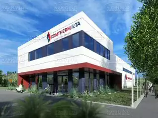 Modern Üzlet és raktárcsarnok, 590m2, Földszint+Emelet, Lapostető (Budapest-Rákospalota) - Előnézeti kép